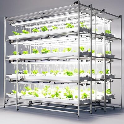 Modular Aeroponic Grow System Designed for Scalable Indoor Farming Solutions Enhancing Crop Yield and Resource Management